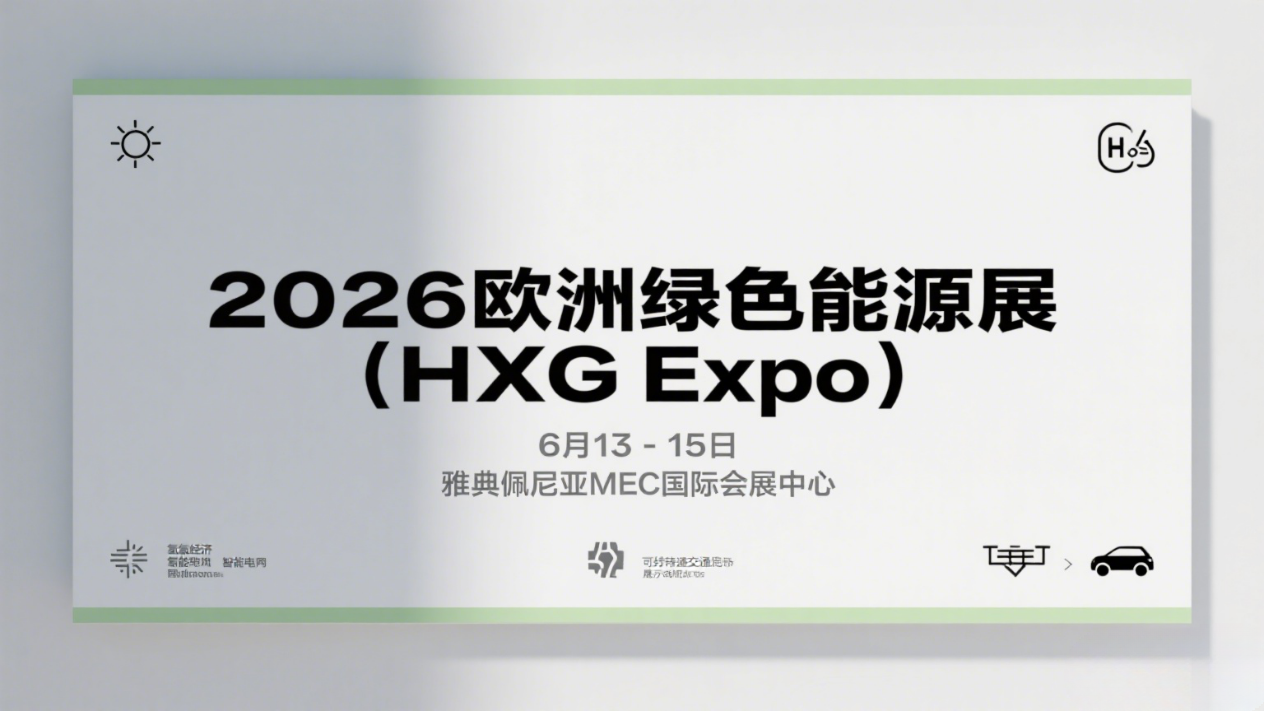 2026 欧洲绿色能源展（HXG Expo）—— 聚焦欧盟碳中和机遇，共塑可持续能源未来